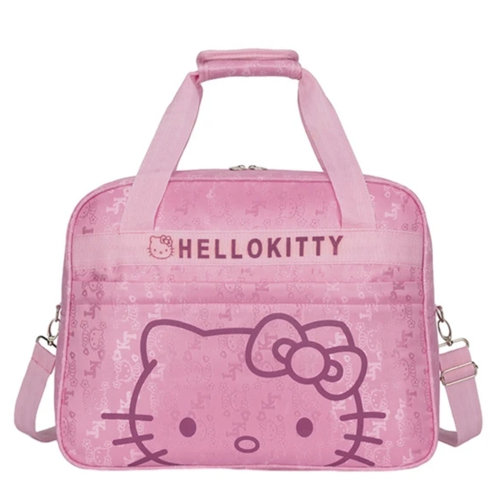 Hello Kitty Sanrio Pink Travel Bag Duffel Bag Crossbody Bag, New With Tag